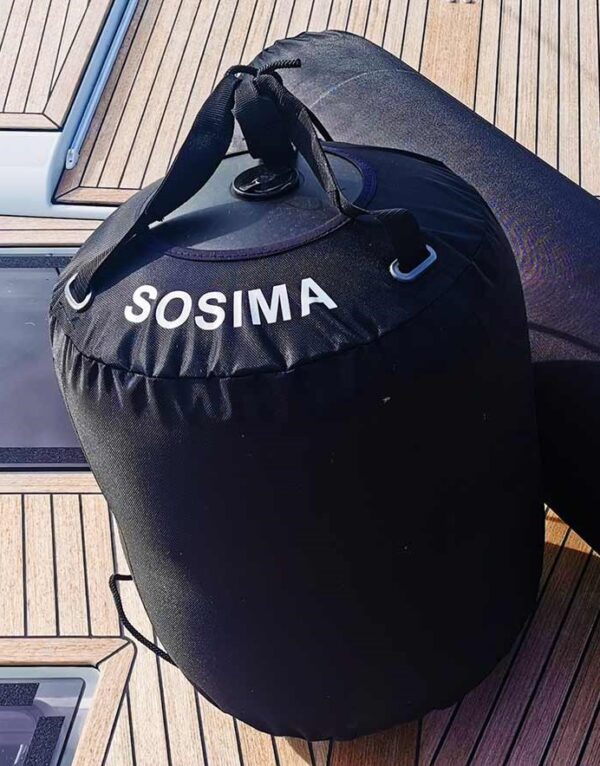 Cylindrical inflatable fender 50 x 50 cm with cover - Image 8