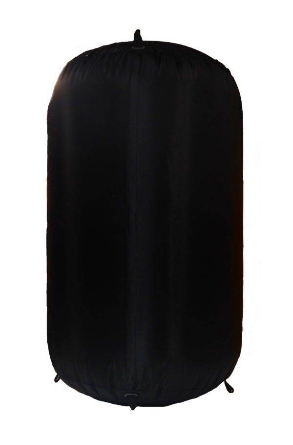 Cylindrical inflatable fender 100 x 150 cm with cover