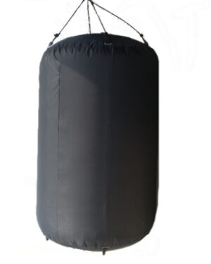 Cylindrical inflatable fender 120 x 180 cm with cover