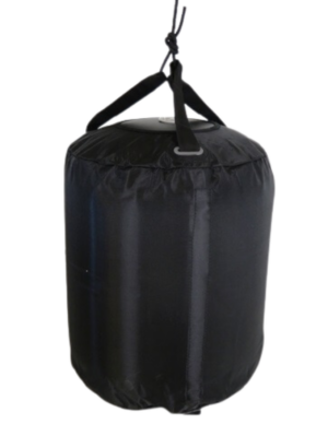 Cylindrical inflatable fender 50 x 50 cm with cover