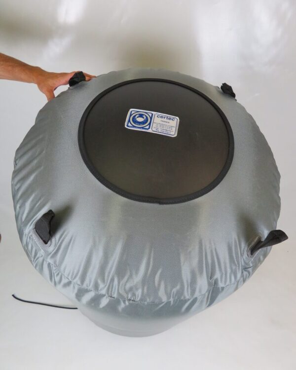 Cylindrical inflatable fender 70 x 100 cm with cover - Image 6