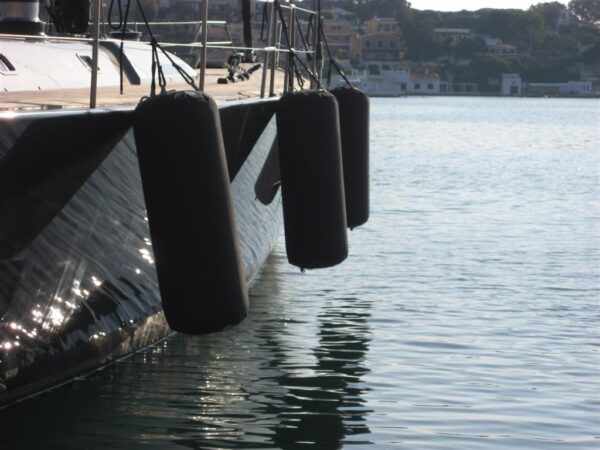 50 x 100 cm cylindrical fender with removable cover - Image 4
