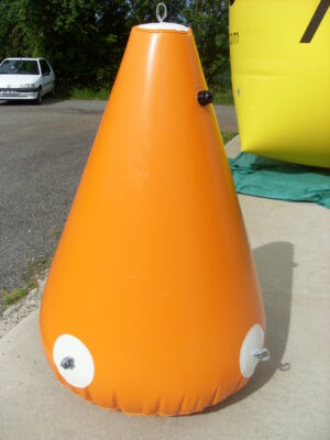 Conical inflatable marker buoy 95 x 120 cm
