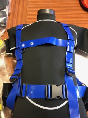 Decontaminable work harness