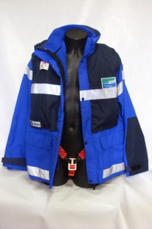 Veste de travail avec gilet de sauvetage gonflable intégré