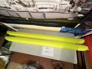 Lot de 2 cylindres gonflables avec 3 passants d'occasion