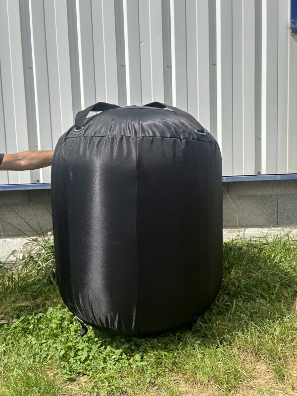 Cylindrical inflatable fender 70 x 70 cm with cover - Image 3