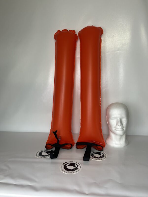 Pair of two anchorred training buoys 13 x 100 cm - for sailing initiation - Image 5
