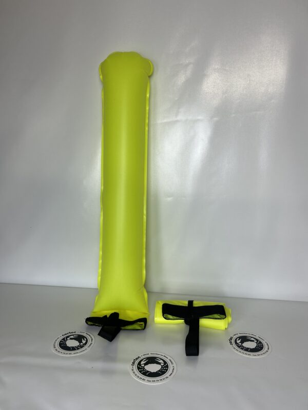 Pair of two anchorred training buoys 13 x 100 cm - for sailing initiation - Image 4