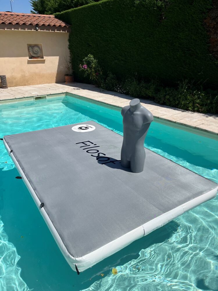 Plateforme d'accueil gonflable 1,8m x 3m