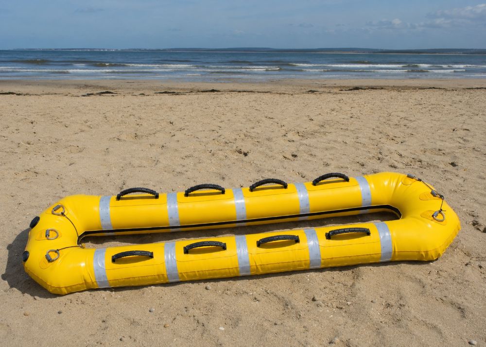 Inflatable offshore marker buoys