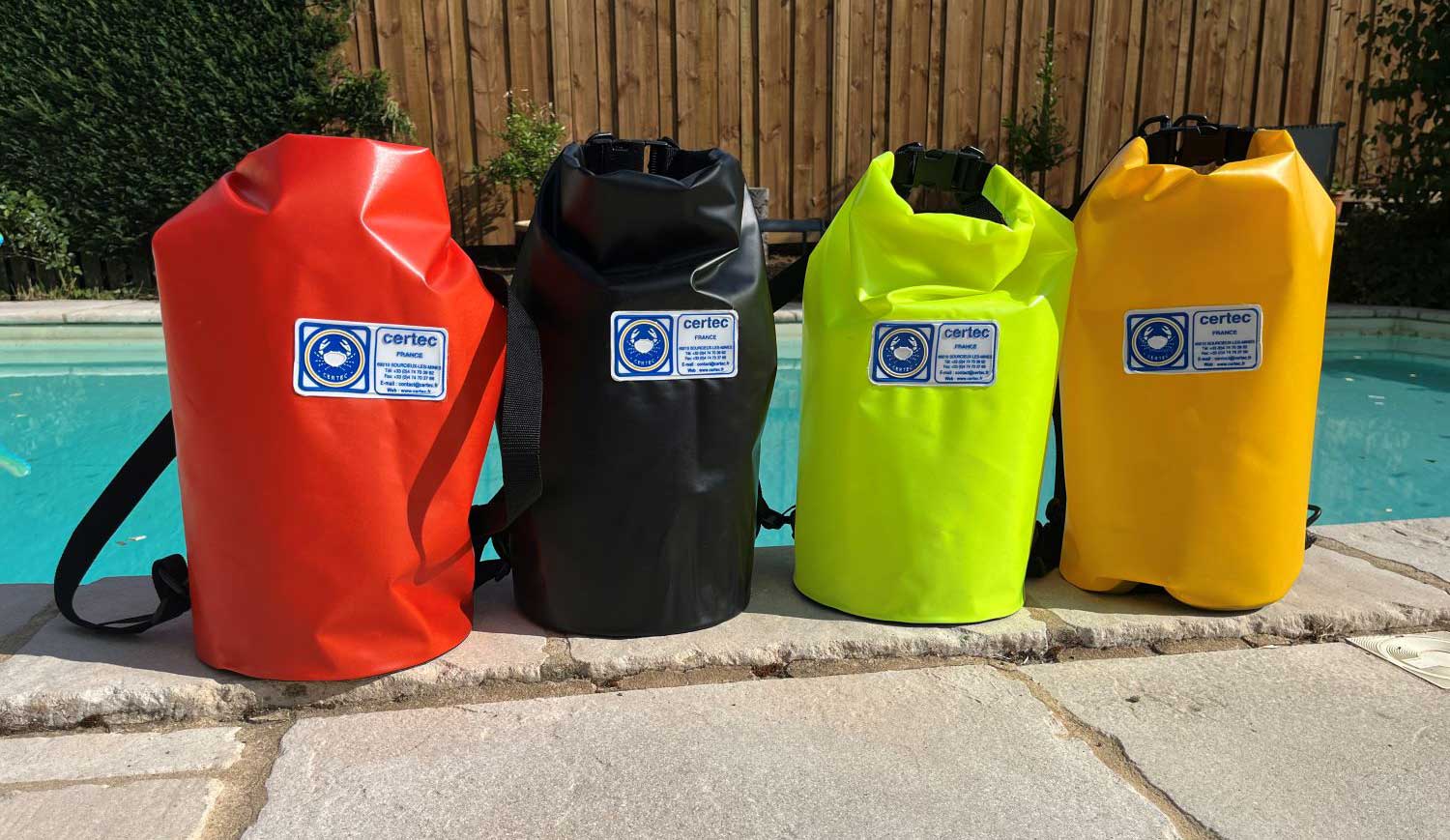 Waterproof bags by CERTEC